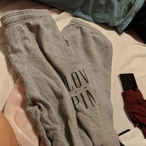 Grey sweatpants
